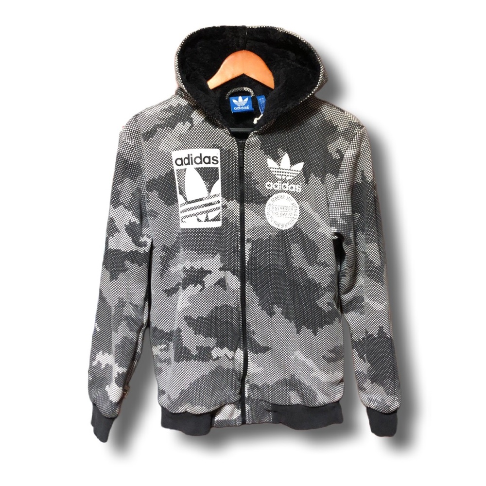 Adidas Sherpa hoodie size small